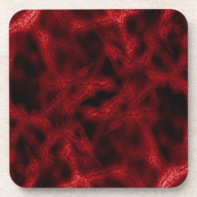 Porta-copo padrão de fantasia vermelho (Frente)