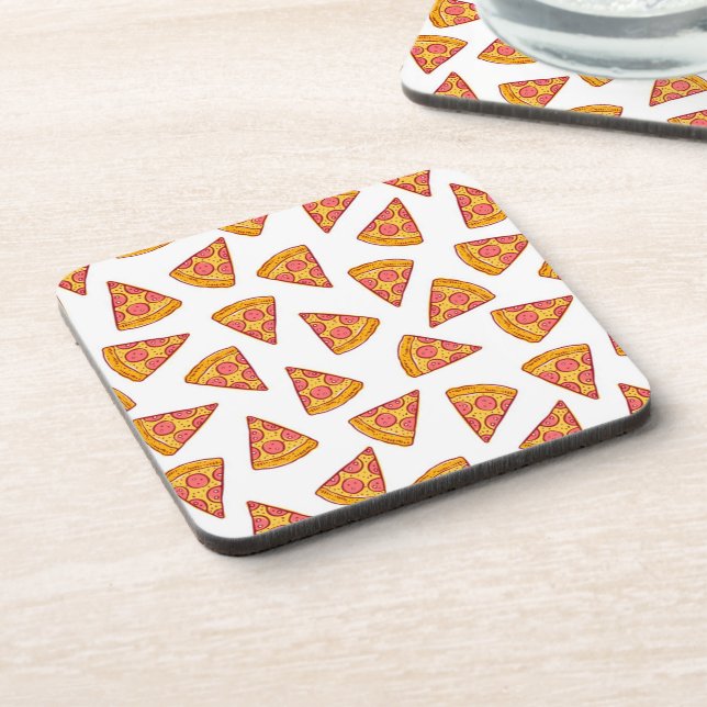 Porta-copo Padrão de fatia de pizza divertida (Left Side)