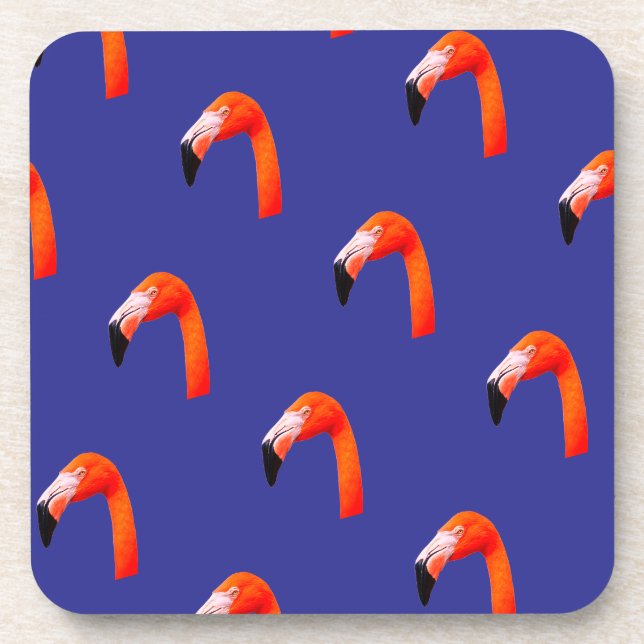 Porta-copo Padrão de Flamingo  (Frente)