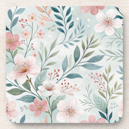 Porta-copo Padrão de Flor