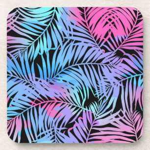 Porta-copo Padrão de folhas