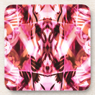 Porta-copo Padrão de grafite rosa