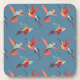 Porta-copo Padrão de Hummingbird Retroativo