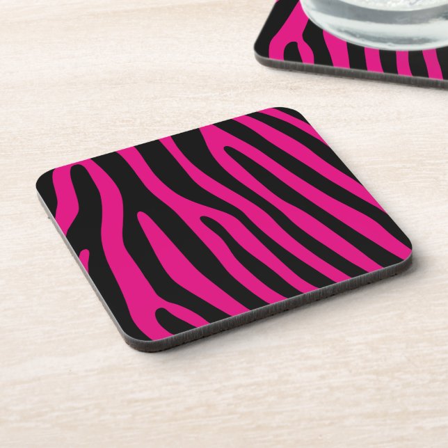 Porta-copo Padrão de listras zebra + seu histórico e ideias (Left Side)