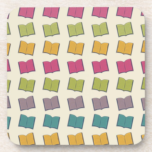 Porta-copo Padrão de livro (Frente)