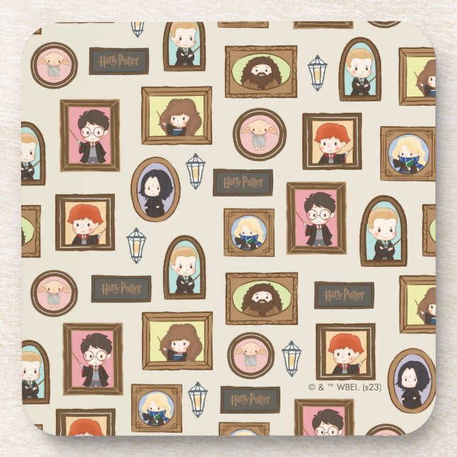 Porta-copo Padrão de Moldura de Imagem HARRY POTTER™ Chibi (Frente)