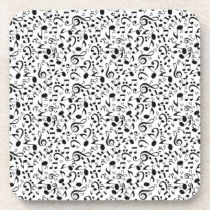 Porta-copo Padrão de música