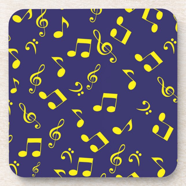 Porta-copo Padrão de música (Frente)