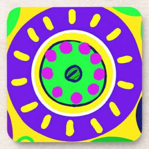 Porta-copo Padrão de Paleta da Natureza Colorida