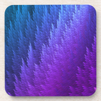 Porta-copo Padrão de Pena Tye Dye Azul Roxo