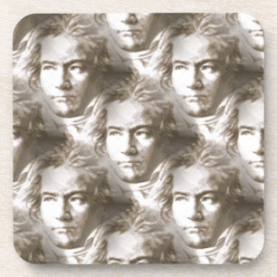 Porta-copo Padrão de retrato de Beethoven