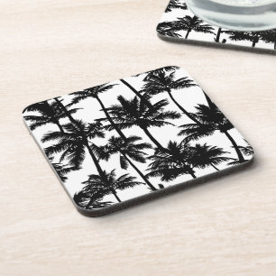 Porta-copo Padrão de Sombra da Árvore Palm