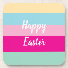 Porta-copo Padrão de Stripes Coloridas do felz pascoa