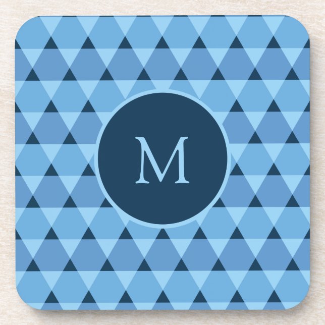 Porta-copo Padrão de triângulos (Frente)