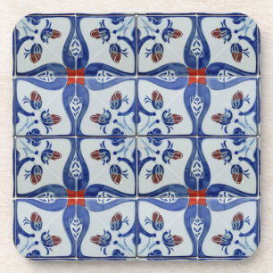 Porta-copo Padrão do estilo do Azulejo cerâmico