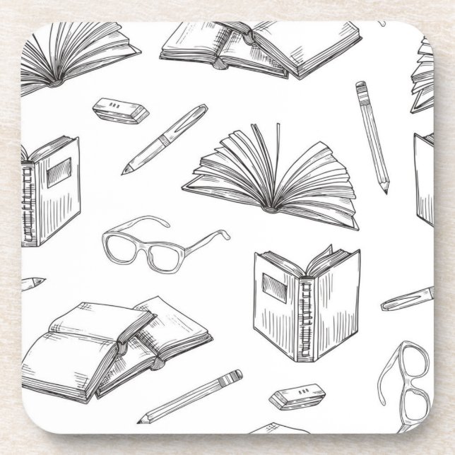 Porta-copo Padrão do livro (Frente)