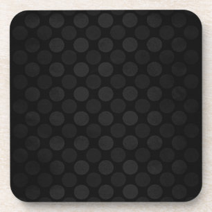 Porta-copo Padrão dos círculos pretos com sombras retrorrefle