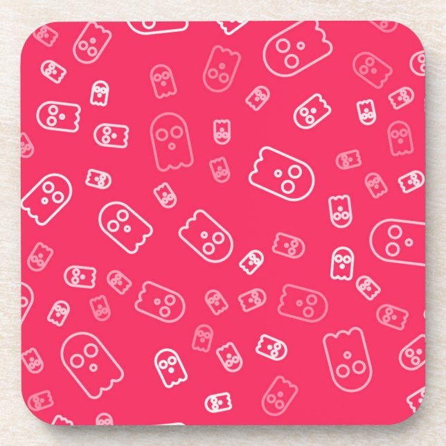 Porta-copo padrão fantasma (Frente)