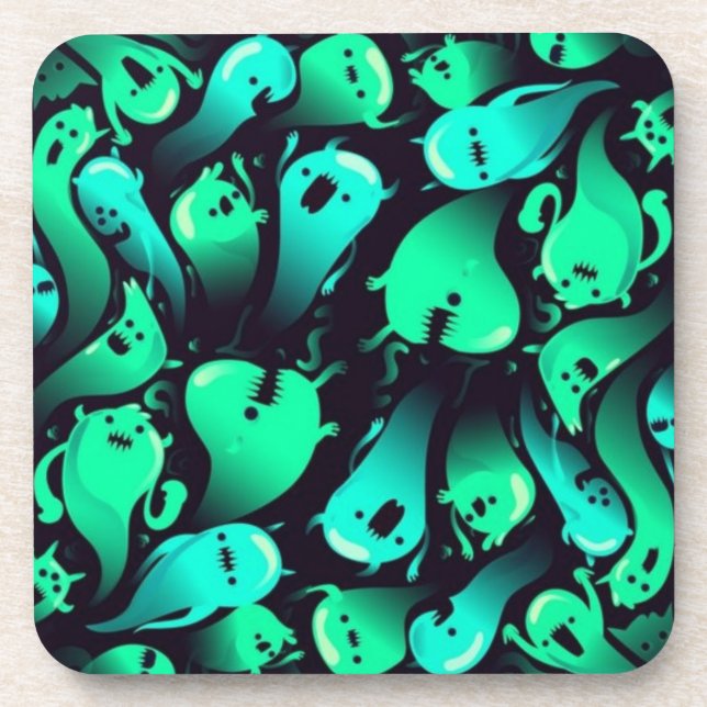 Porta-copo padrão fantasma (Frente)