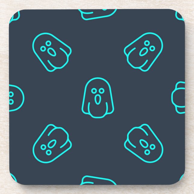 Porta-copo padrão fantasma (Frente)