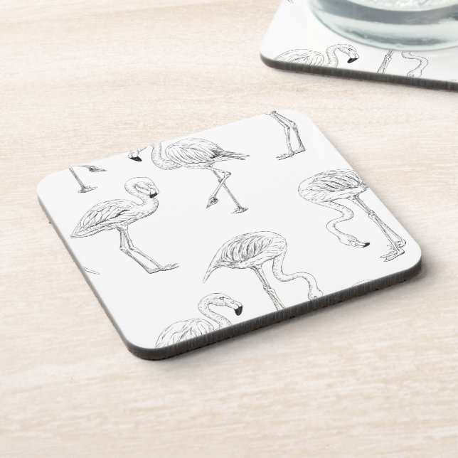 Porta-copo Padrão Flamingo (Left Side)