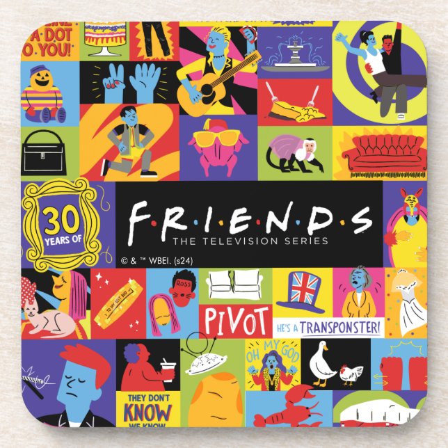 Porta-copo Padrão FRIENDS™ Icônico (Frente)