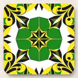 Porta-copo Padrão Geométrico Abstrato