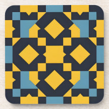 Padrão Geométrico de abstrato com Cores Vibrantes