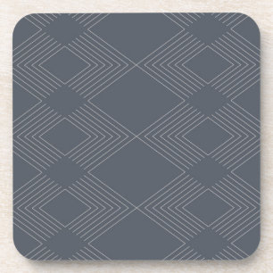 Porta-copo Padrão gráfico simples, elegante, urbano, de linha