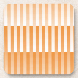 Porta-copo Padrão Laranja-branco riscado