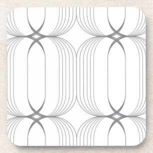 Porta-copo Padrão moderno, simples e elegante de ilustraçã