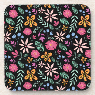 Porta-copo Padrão Natural Floral E Sem Glamor