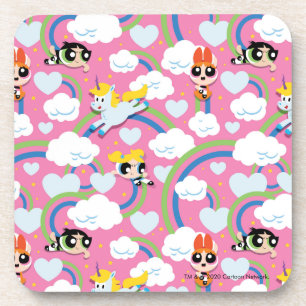 Porta-copo Padrão Powerpuff Girls & Donny Rainbow