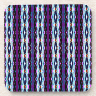 Porta-copo Padrão Roxo Único
