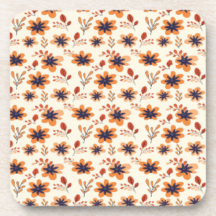 Porta-copo Padrão Sem Costura Floral de Quebra de Cobra