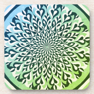 Porta-copo Padrão simétrico de cor alternativa