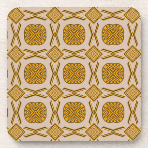 Porta-copo Padrão tribal geométrico