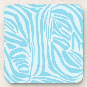 Porta-copo Padrão Zebra Azul