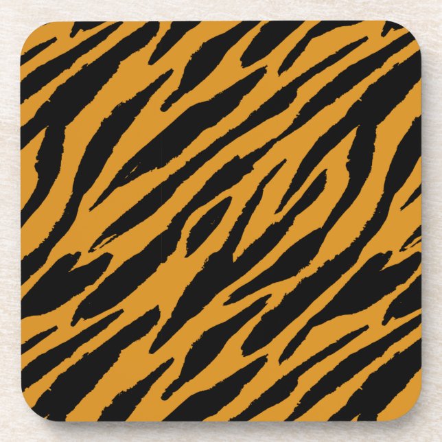 Porta-copo Padrões de Cores do Tigre - Sobretudo Animais (Frente)