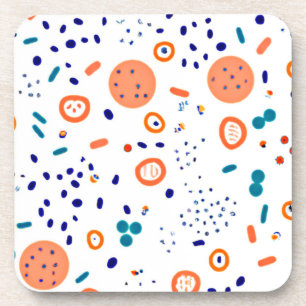 Porta-copo Padrões de Estilo Laranja Art Design