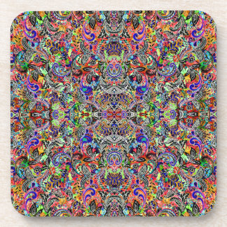 Porta-copo Padrões de flores coloridas mistas fofas