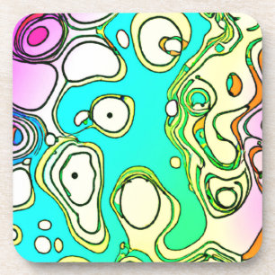 Porta-copo Padrões modernos Art Design