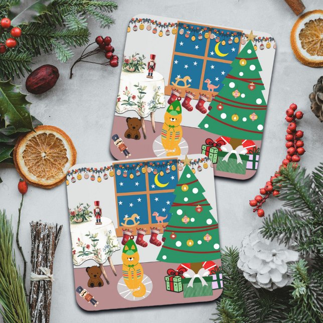 Porta-copo Página inicial da ilustração de feriados (Criador carregado)