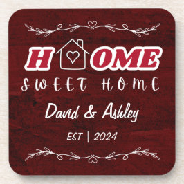 Porta-copo Página inicial de nomes de Casais personalizados N