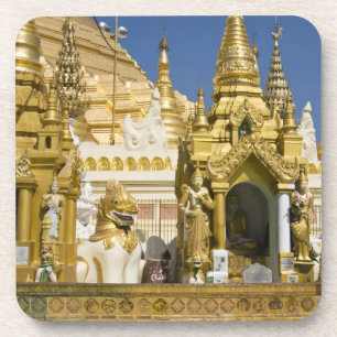 Porta-copo Pagode Shwedagon (Paya), grande local de templo qu