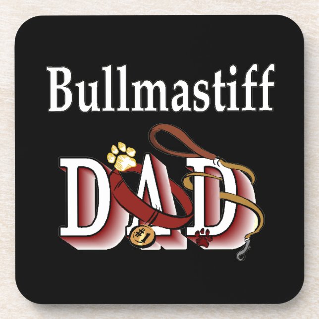 Porta-copo Pai Bullmastiff (Frente)