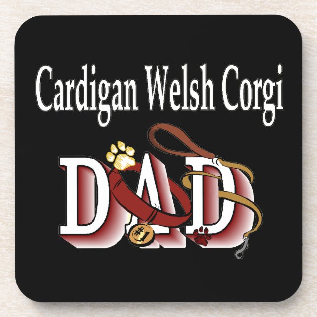 Porta-copo Pai Cardigan Welsh Corgi (Frente)