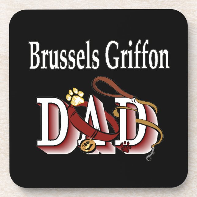 Porta-copo Pai de Bruxelas Griffon (Frente)