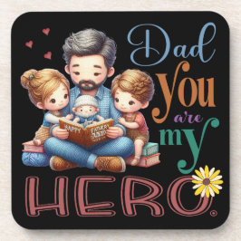 Porta-copo Pai De Tempo De Leitura Da Família Você É Meu Heró
