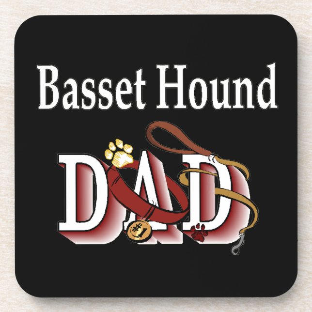 Porta-copo Pai Hound Basset (Frente)